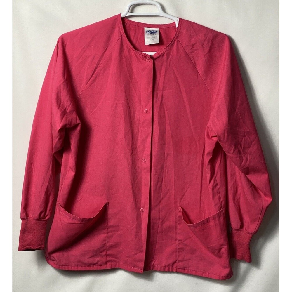 Scrub & Beyond Long Sleeve Top Size M Pink